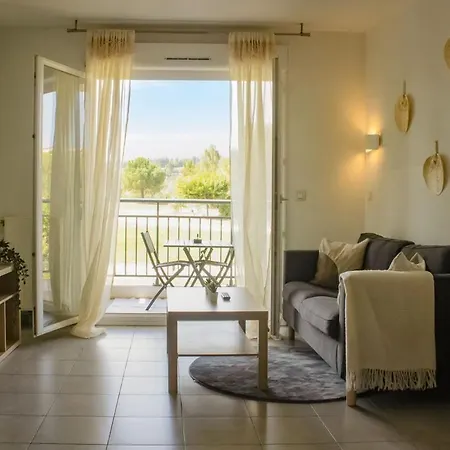 Daire T2 - Cosy, Piscine, Vue Sur Le Golf *